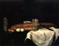 Still Life with Bread and Eggs Paul Cezanne